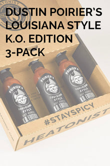 Dustin Poirier Hot Sauce - KO Edition 3 Pack C6