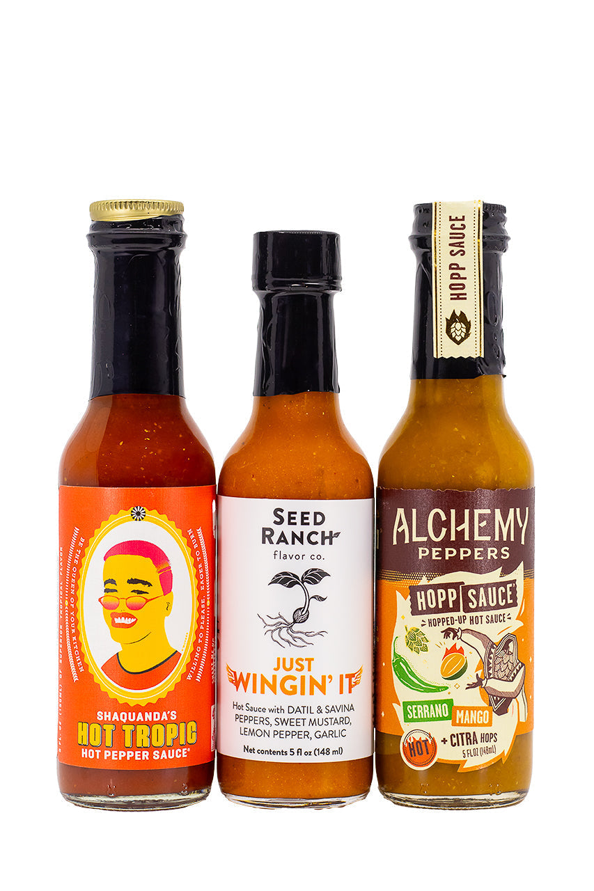 Hot Ones Hot Sauce Warm Up Pack - Season 27 Q0