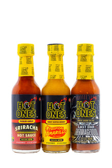 Hot Ones Hot Sauce Trio Pack - Season 29 X5