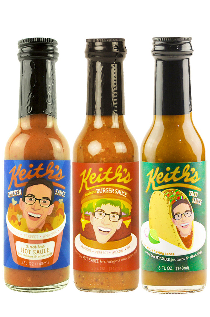 Keith's Hot Sauce Trio Pack G8