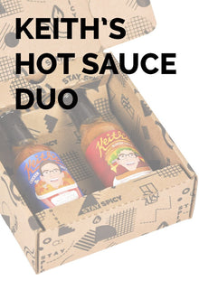 Chicken & Burger Hot Sauce Duo Pack | Keith's U3